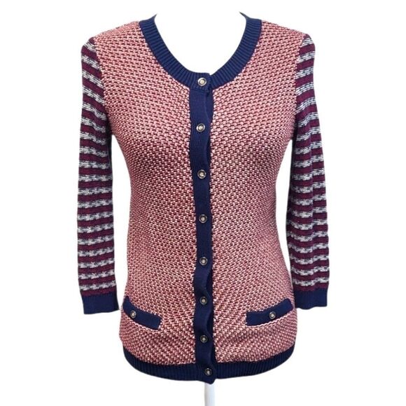 Tommy Hilfiger Cardigan 100% Cotton sizs XS‎ - Picture 1 of 10